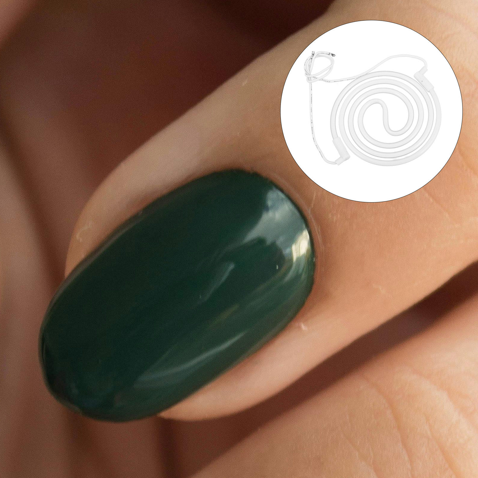 Nail Art Gel Polish - LED Gel Polish Lamp Tube Spiral
