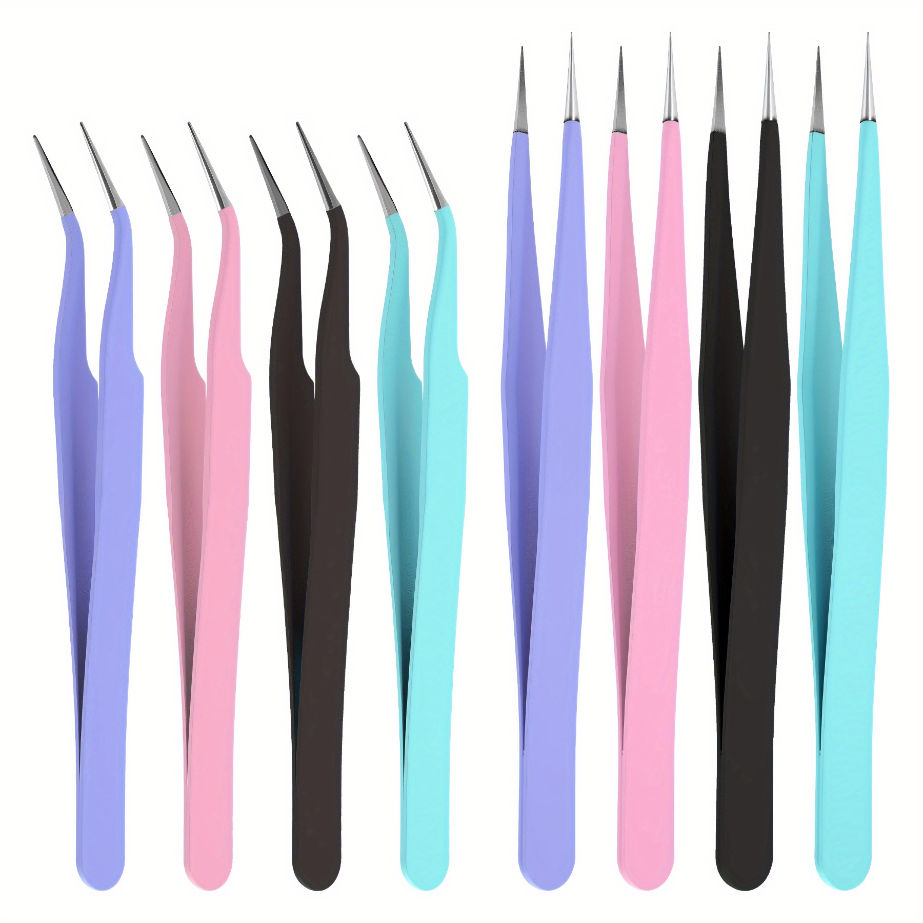 Striping Tape Nail - Stainless Steel Tweezers Scrapbook Sticker Tape