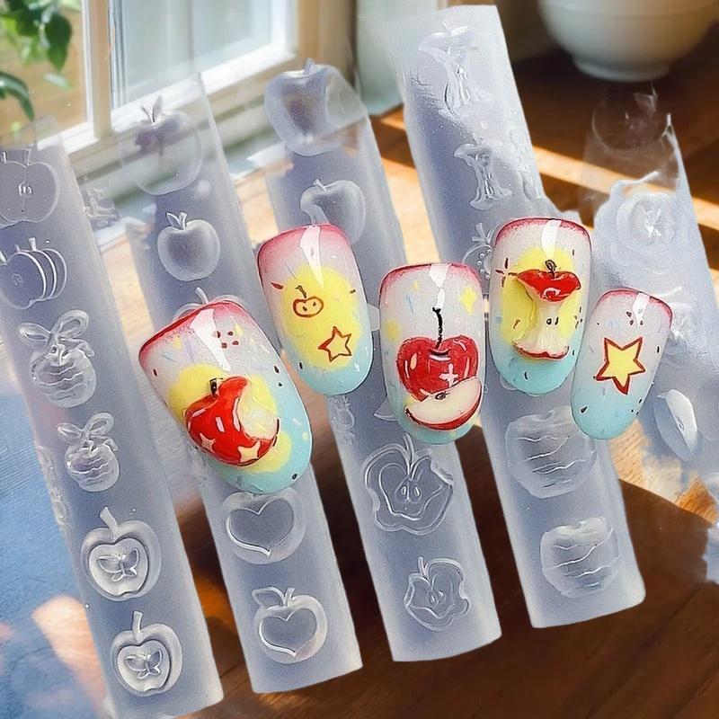 Nail Art Motif - HOT! Cartoon Cute Animals 3D Silicone