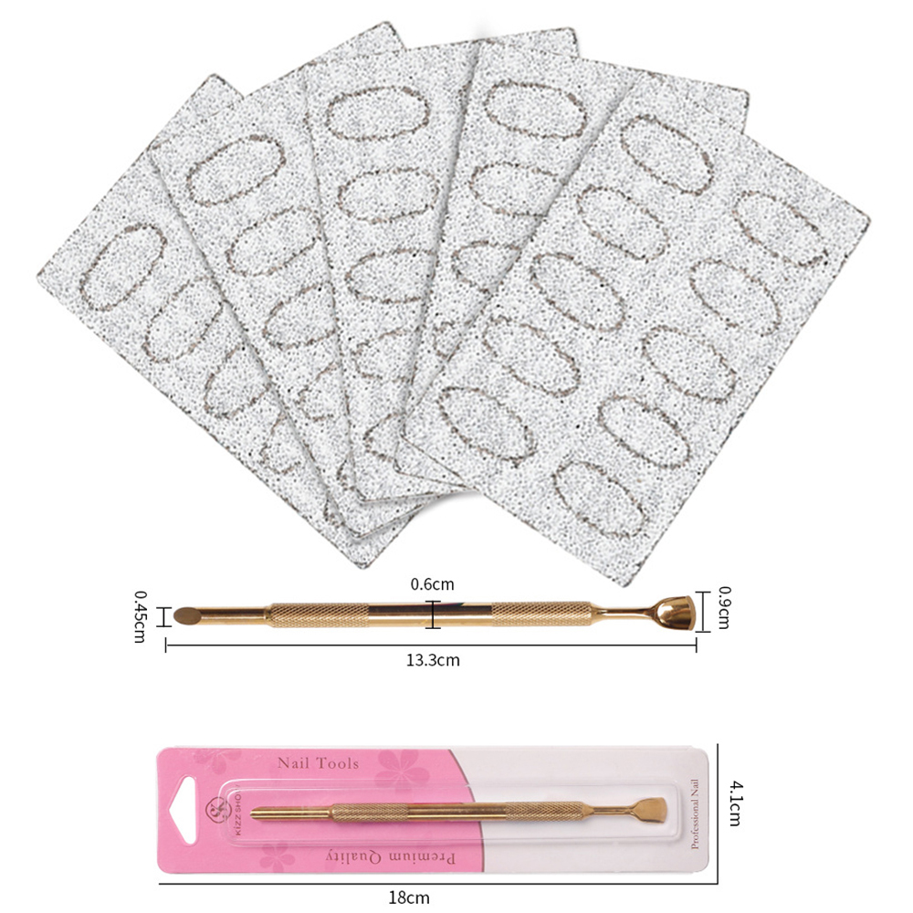 Nail Art Motif - Stainless Steel Horseshoe Nail Cuticle Pusher