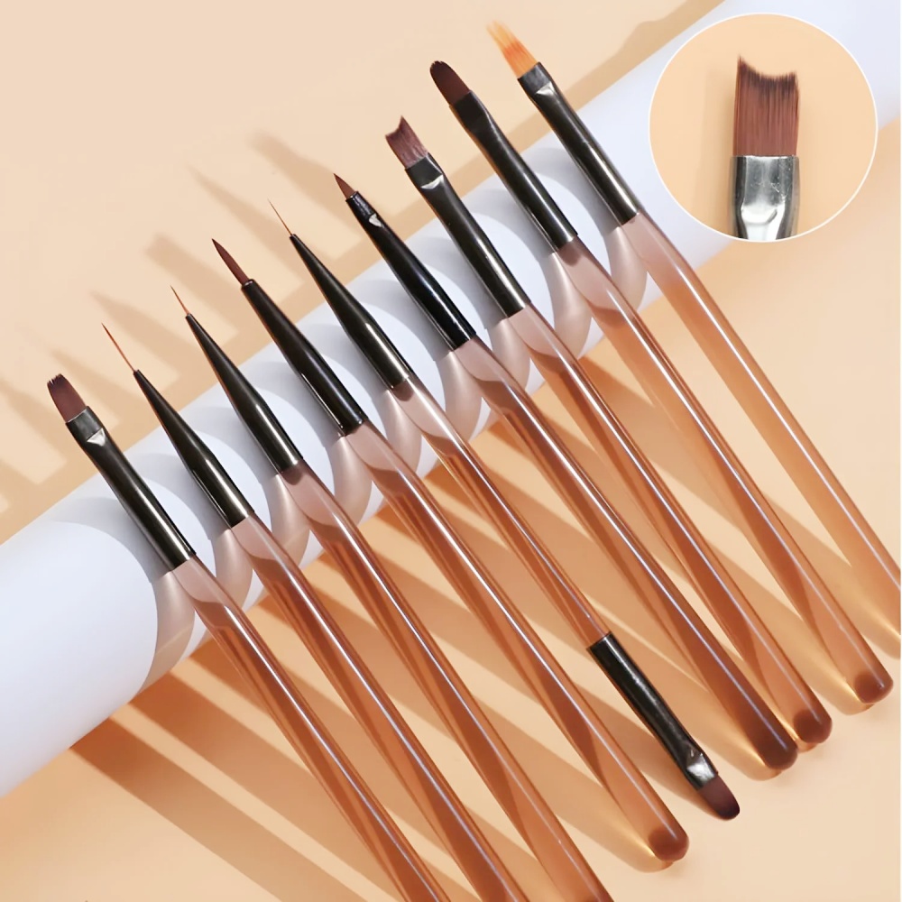 Nail Art Vector - 9PCS Nail Brush for Nail Art
