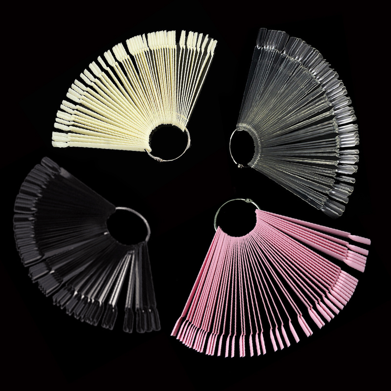 Nail Art Vector - 4Color 50pcs False Nail Tips Fake