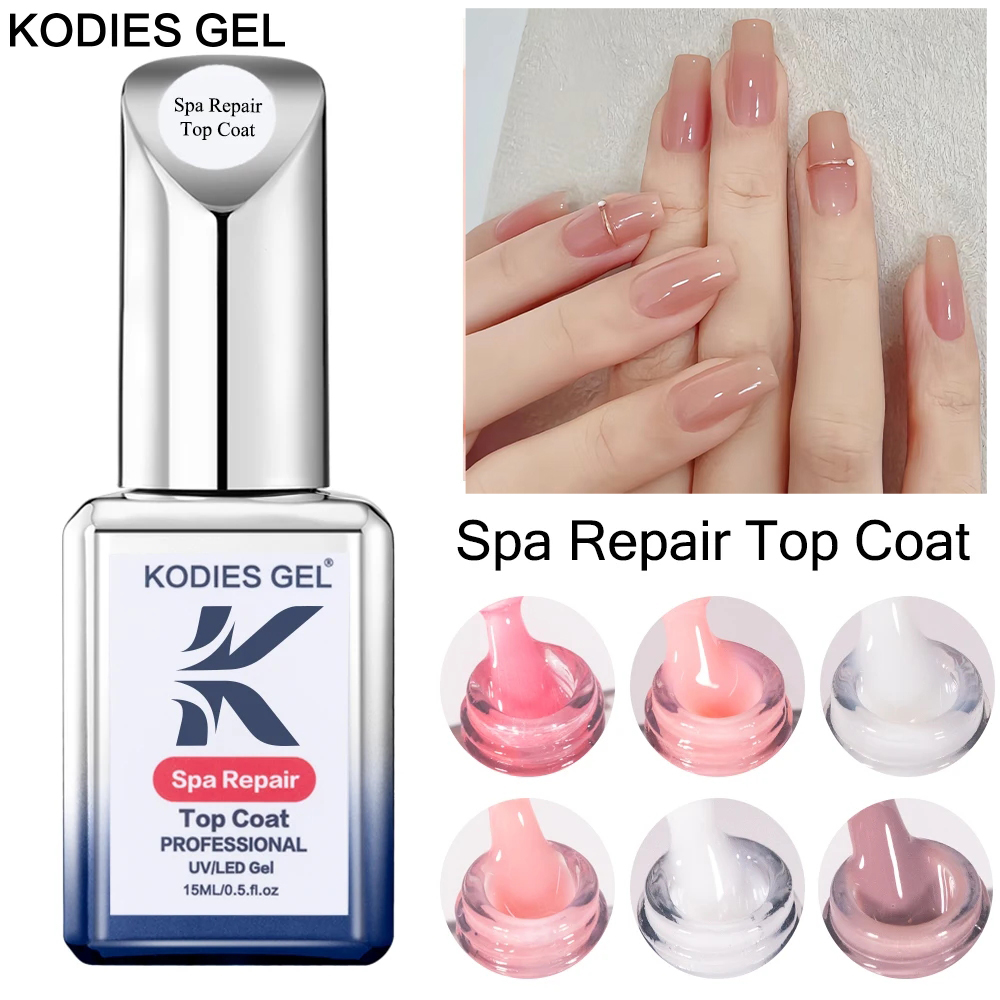 KODIES GEL Milky White Top Coa - Gel Top Coat review and price