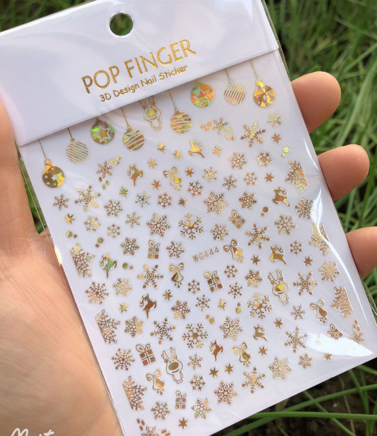 Christmas 3D Nail Stickers Hol - Nail Art Xmas review and price