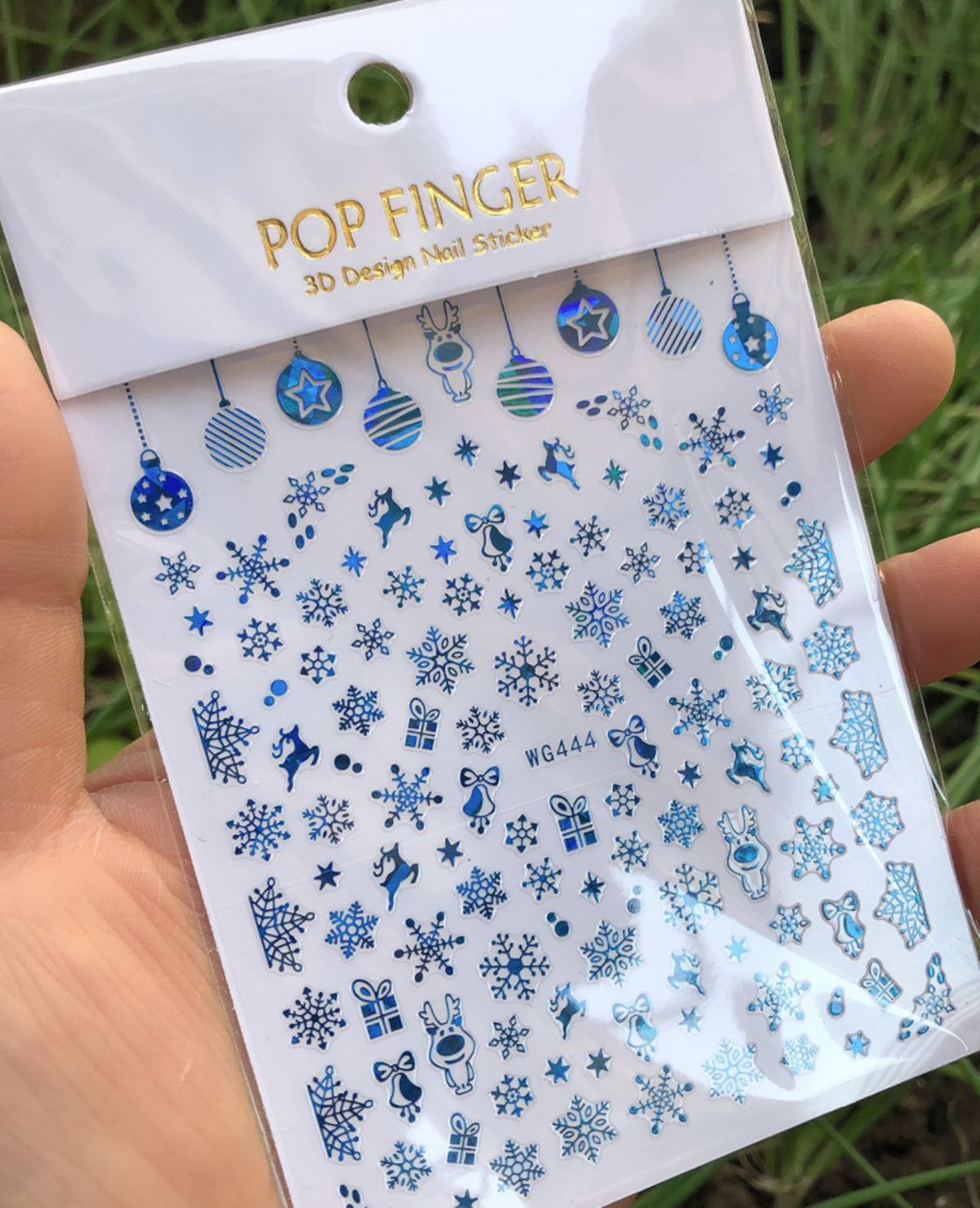 Christmas 3D Nail Stickers Hol - Nail Art Xmas review and price