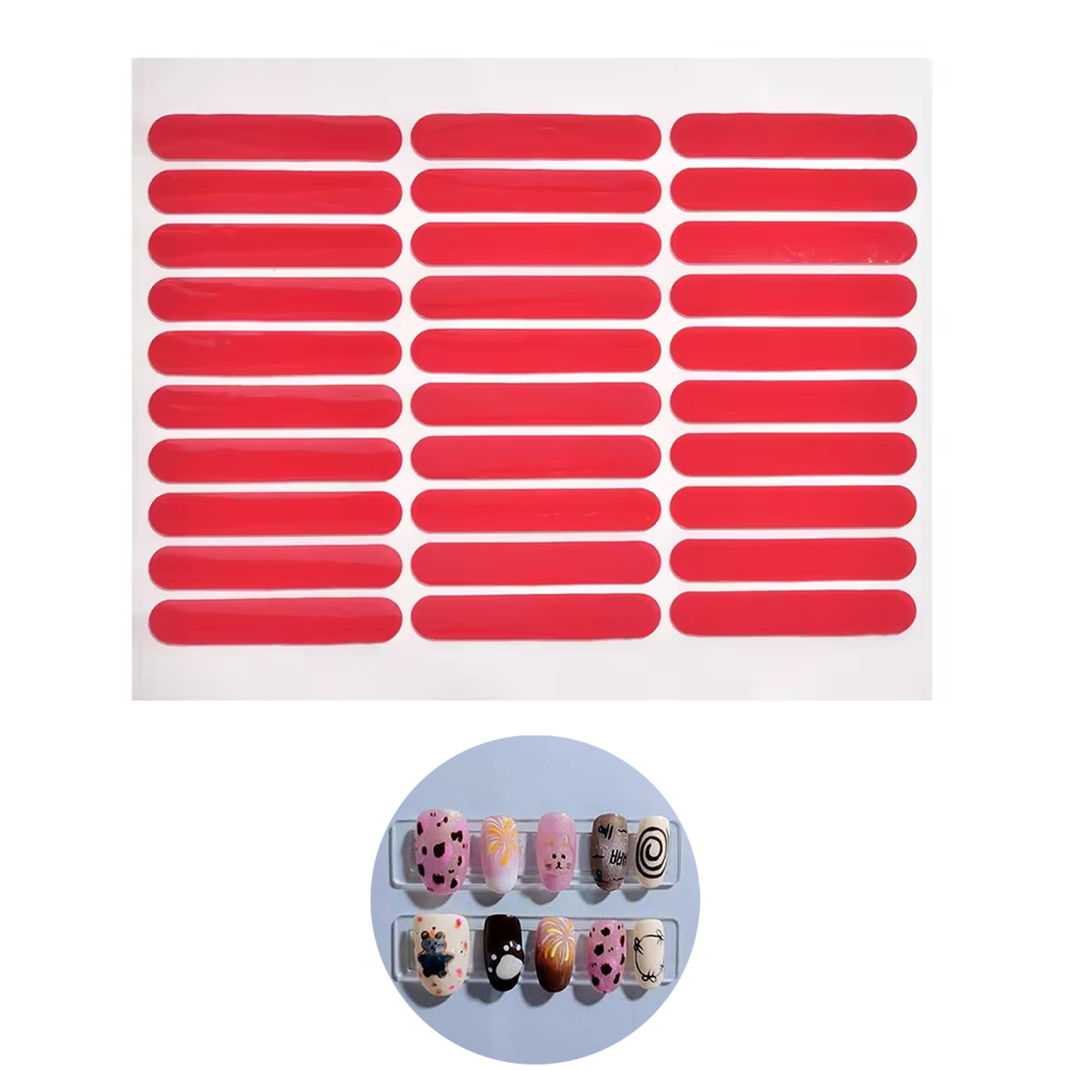 LULAA Double-Sided Crystal Tap - Striping Tape Nail review and price