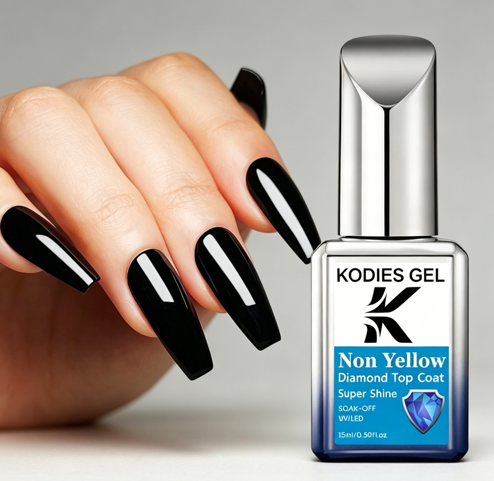 KODIES GEL Non Yellow Top Coat - Gel Top Coat review and price