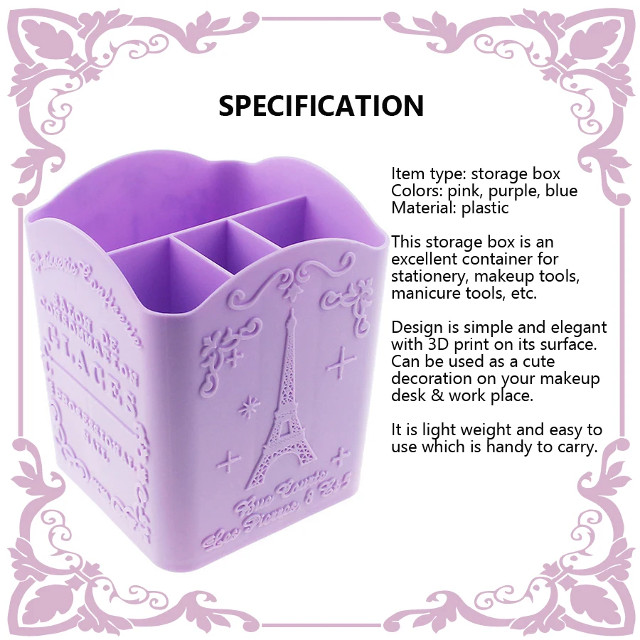 4-Compartment Nail Art Brush H - Nail Art Vector review and price