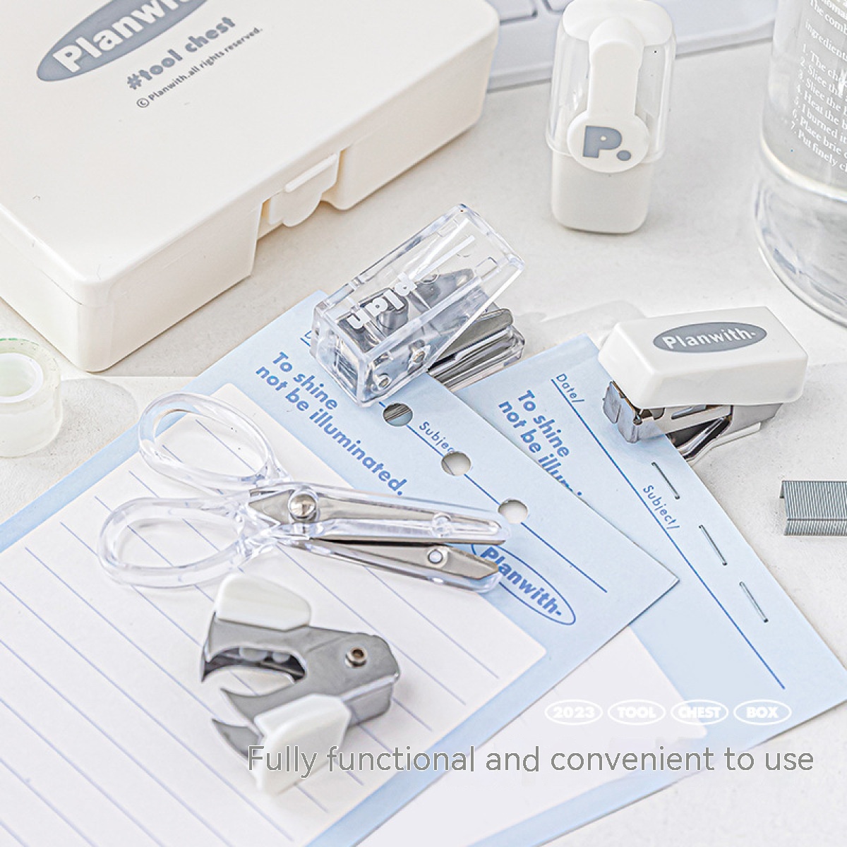 Kawaii Stationery Set, Stapler - Striping Tape Nail review and price
