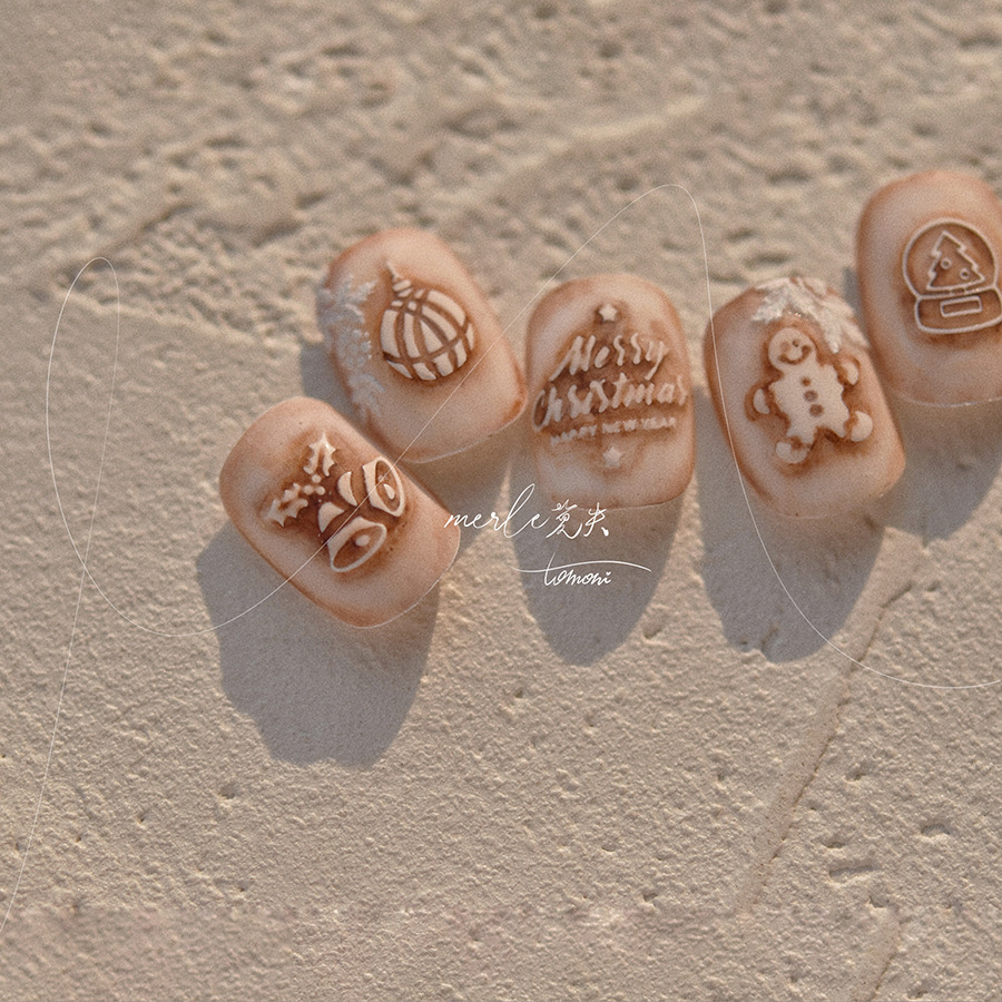 5D Relief Pure White Merry Chr - Nail Art Xmas review and price