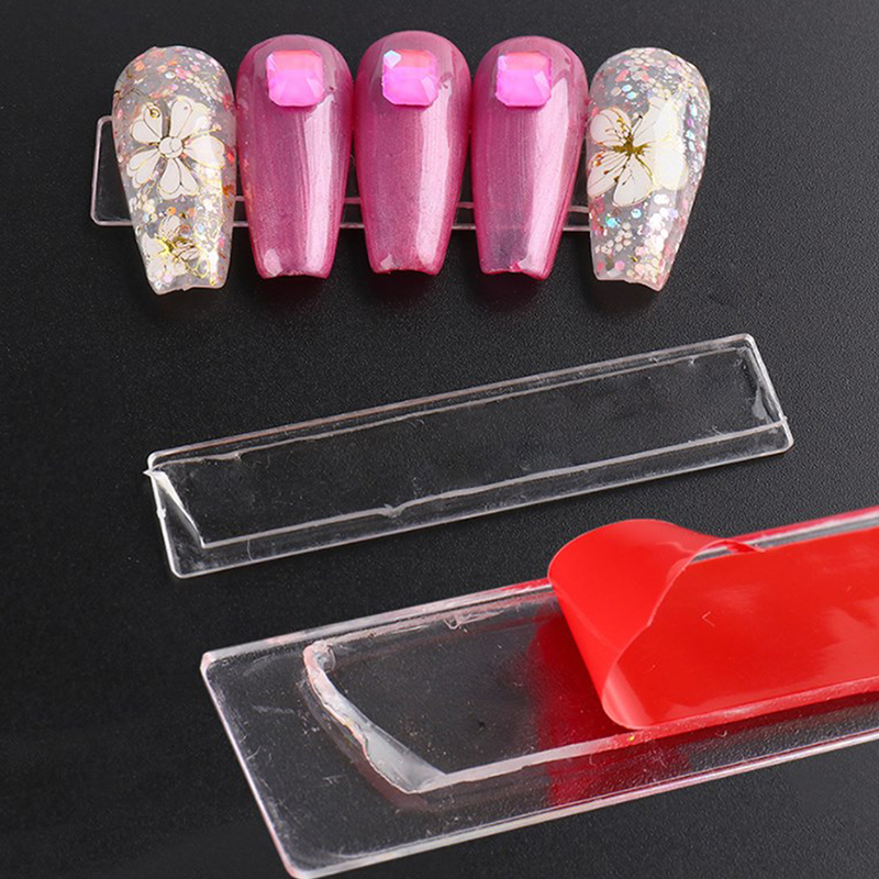 50pcs Transparent Nail Stand P - Striping Tape Nail review and price