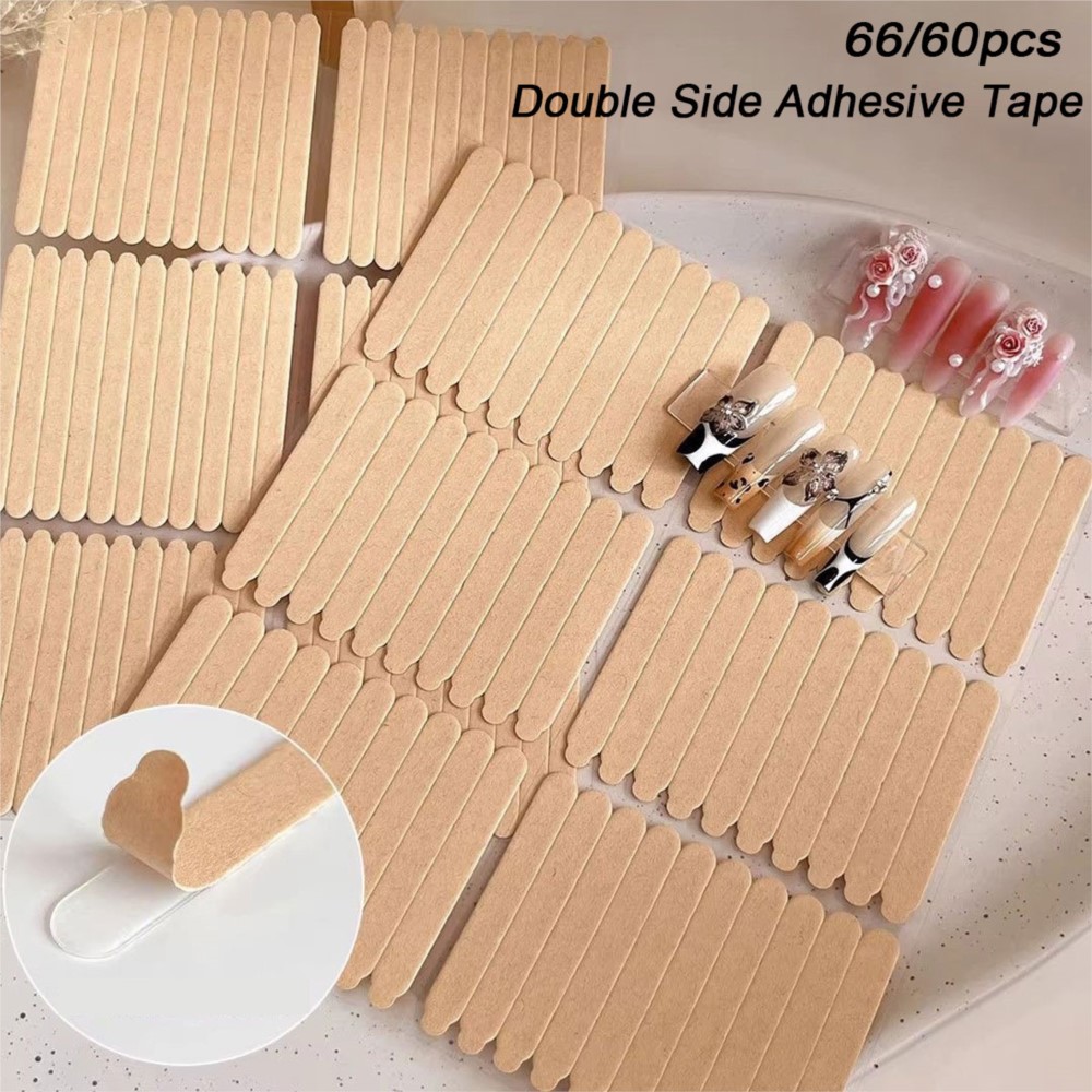 60/66/100pcs Transparent Doubl - Striping Tape Nail review and price