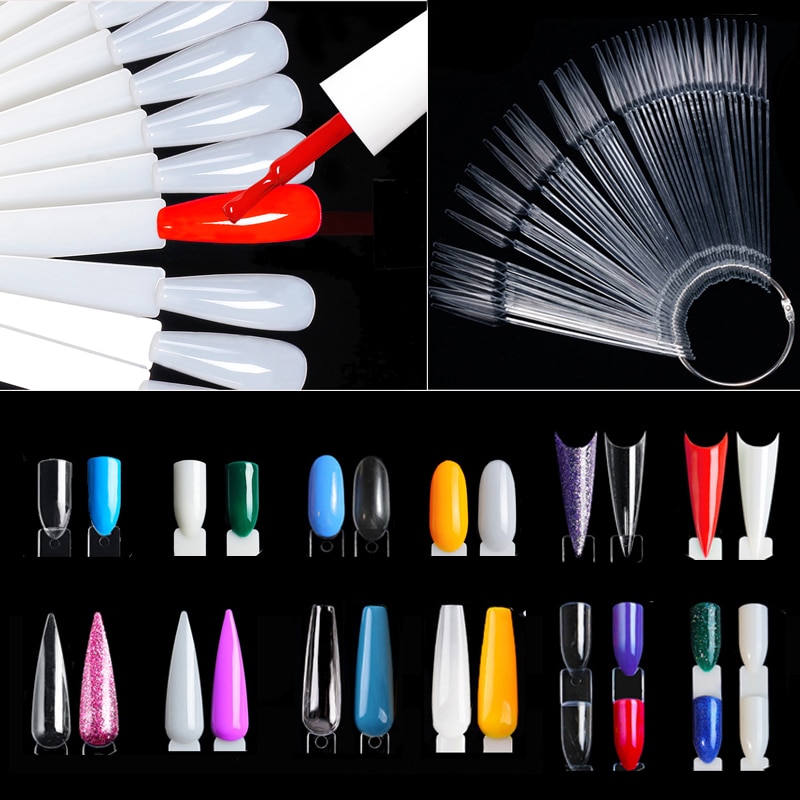 Nail Display Sticks Clear Natu - Nail Art Motif review and price