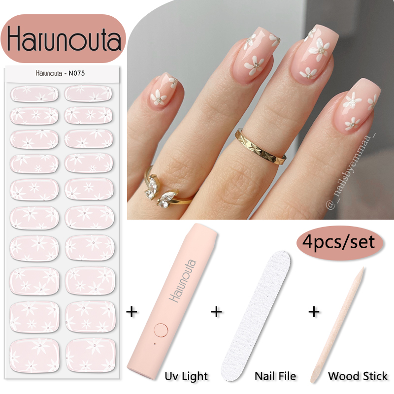 Harunouta 1 Set Flower Semi-Cu - Striping Tape Nail review and price