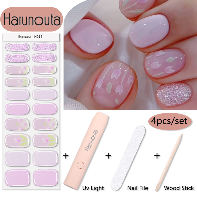 Harunouta 1 Set Flower Semi-Cu - Striping Tape Nail review and price