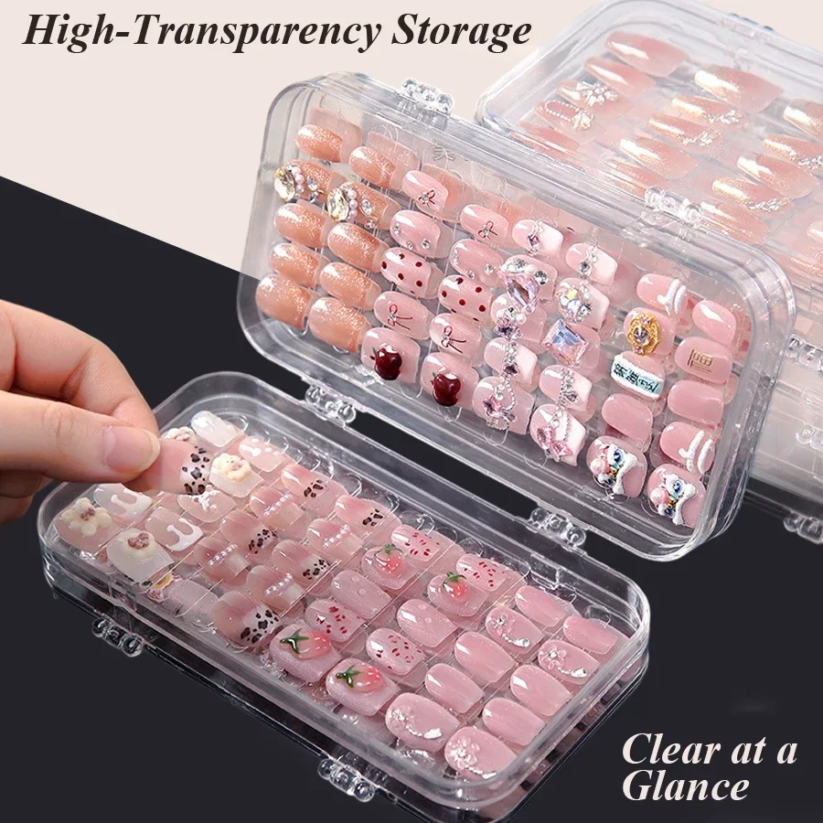 Clear Foldable Press On Nail S - Nail Art Vector review and price