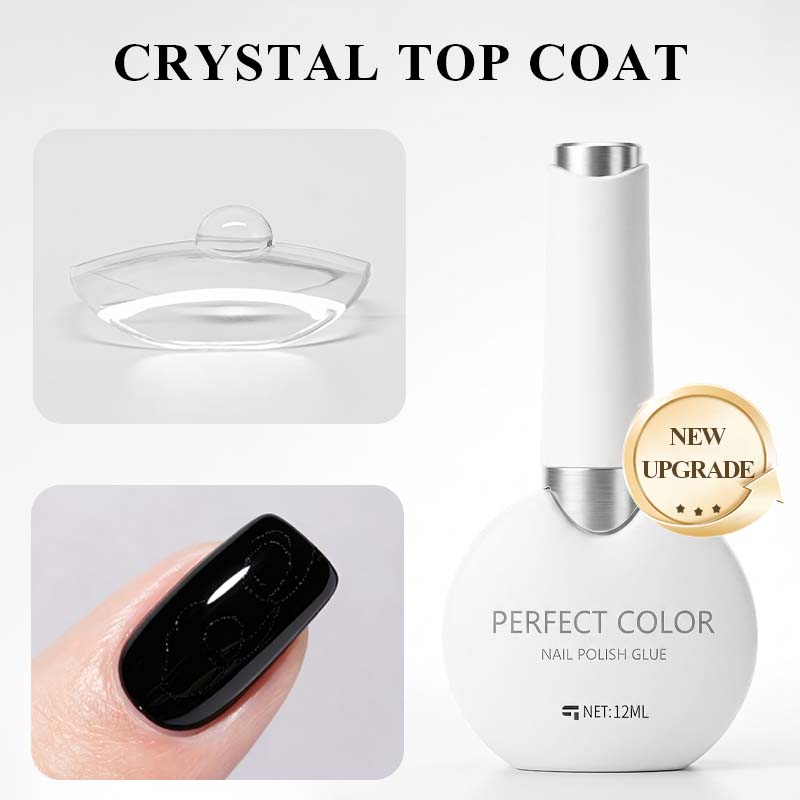 PERFECT COLOR Crystal Top Coat - Gel Top Coat review and price