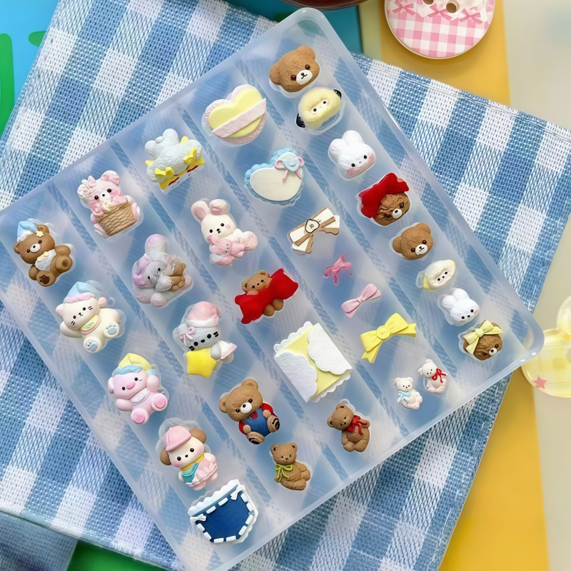 Cute Bear Rabbit Heart Butterf - Nail Art Motif review and price