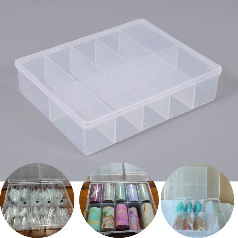 10 Grids Empty Clear Storage B - Nail Art Motif review and price
