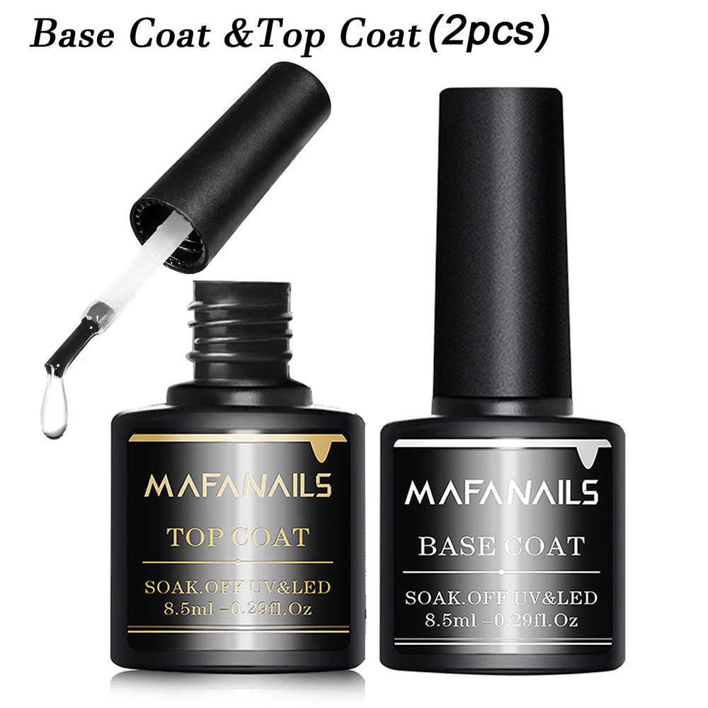 2pcs Clear Gel Top Coat & Base - Gel Top Coat review and price