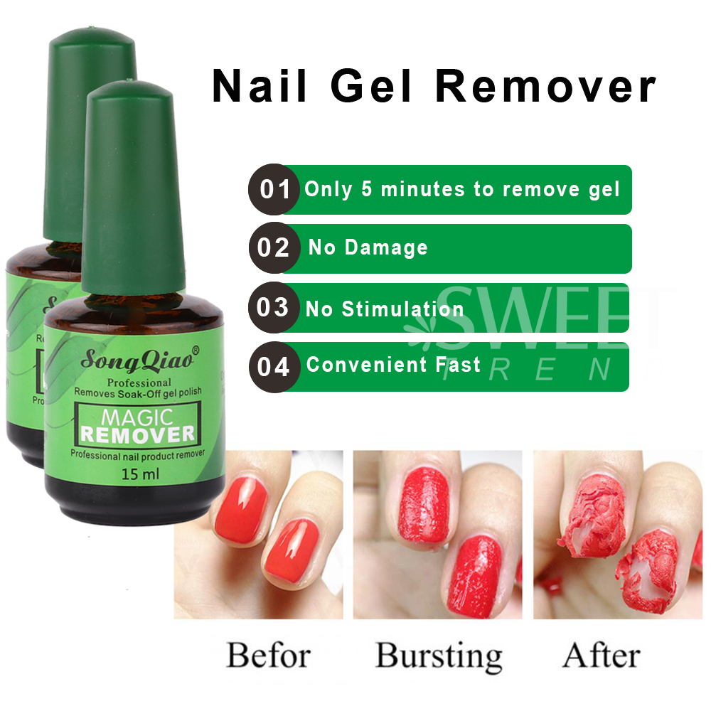1/2/3pcs 15ml Nail Remover Bur - Nail Art Gel Polish review and price