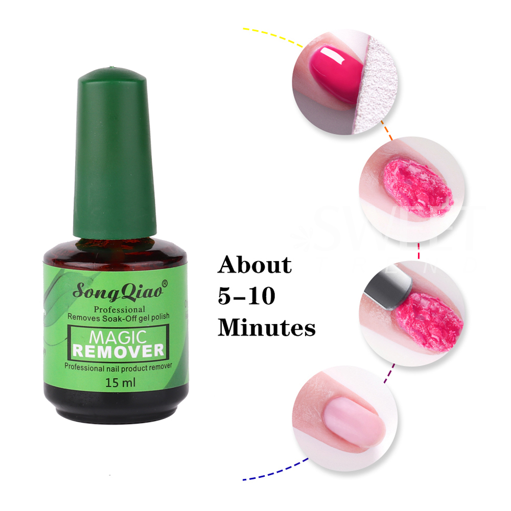 1/2/3pcs 15ml Nail Remover Bur - Nail Art Gel Polish review and price
